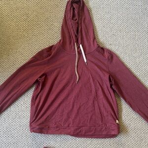 Vuori cranberry Hooded Sweatshirt